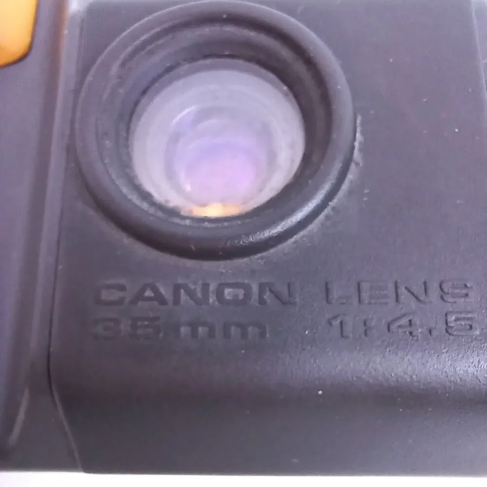 Canon Aqua Snappy AS-6 Underwater 35mm Camera Auto focus Yellow Black